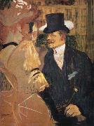 Henri  Toulouse-Lautrec L-Auglais au Moulin-Rouge oil painting reproduction